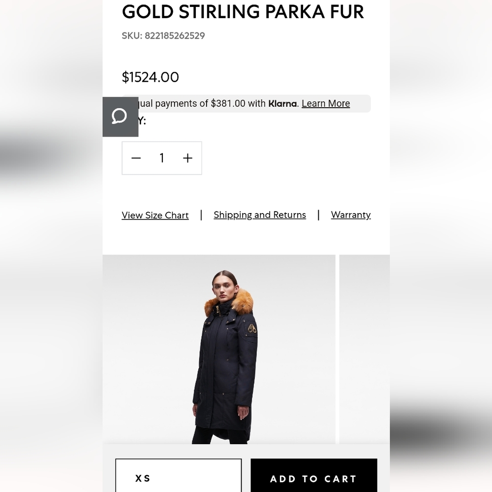 Moose Knuckles - Gold Stirling Parka Fur - Picture 2 of 13